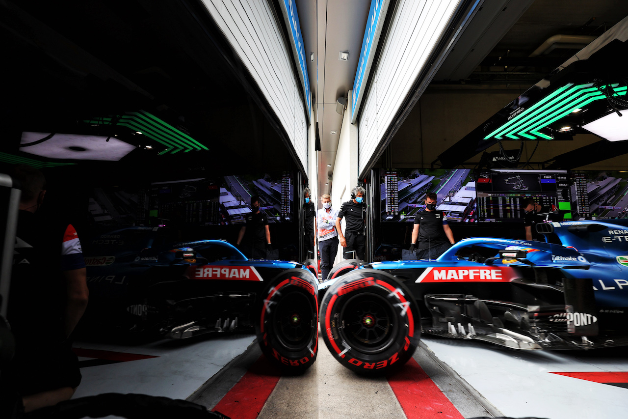 GP AUSTRIA, Fernando Alonso (ESP) Alpine F1 Team A521 leaves the pits.
02.07.2021. Formula 1 World Championship, Rd 9, Austrian Grand Prix, Spielberg, Austria, Practice Day.
- www.xpbimages.com, EMail: requests@xpbimages.com © Copyright: Moy / XPB Images