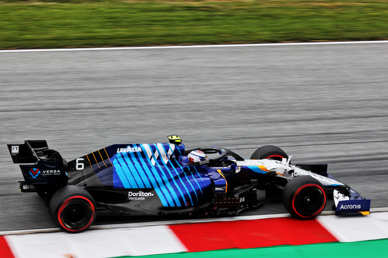 GP AUSTRIA, Nicholas Latifi (CDN) Williams Racing FW43B.
02.07.2021. Formula 1 World Championship, Rd 9, Austrian Grand Prix, Spielberg, Austria, Practice Day.
- www.xpbimages.com, EMail: requests@xpbimages.com © Copyright: Batchelor / XPB Images