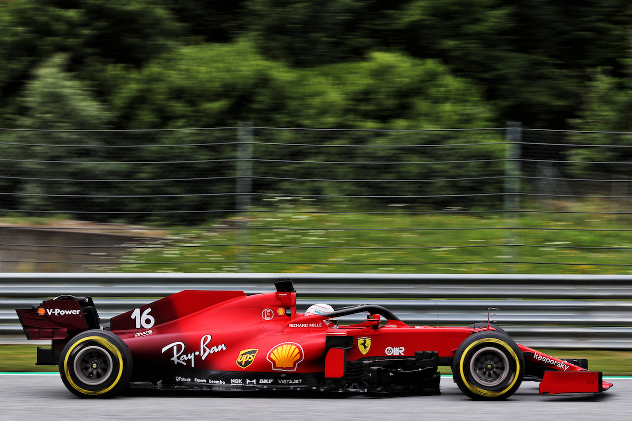 GP AUSTRIA, Charles Leclerc (MON) Ferrari SF-21.
02.07.2021. Formula 1 World Championship, Rd 9, Austrian Grand Prix, Spielberg, Austria, Practice Day.
- www.xpbimages.com, EMail: requests@xpbimages.com © Copyright: Batchelor / XPB Images