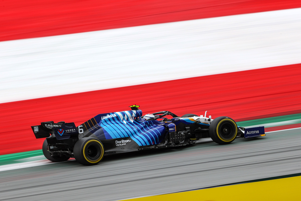 GP AUSTRIA, Nicholas Latifi (CDN), Williams Racing 
02.07.2021. Formula 1 World Championship, Rd 9, Austrian Grand Prix, Spielberg, Austria, Practice Day.
- www.xpbimages.com, EMail: requests@xpbimages.com © Copyright: Charniaux / XPB Images