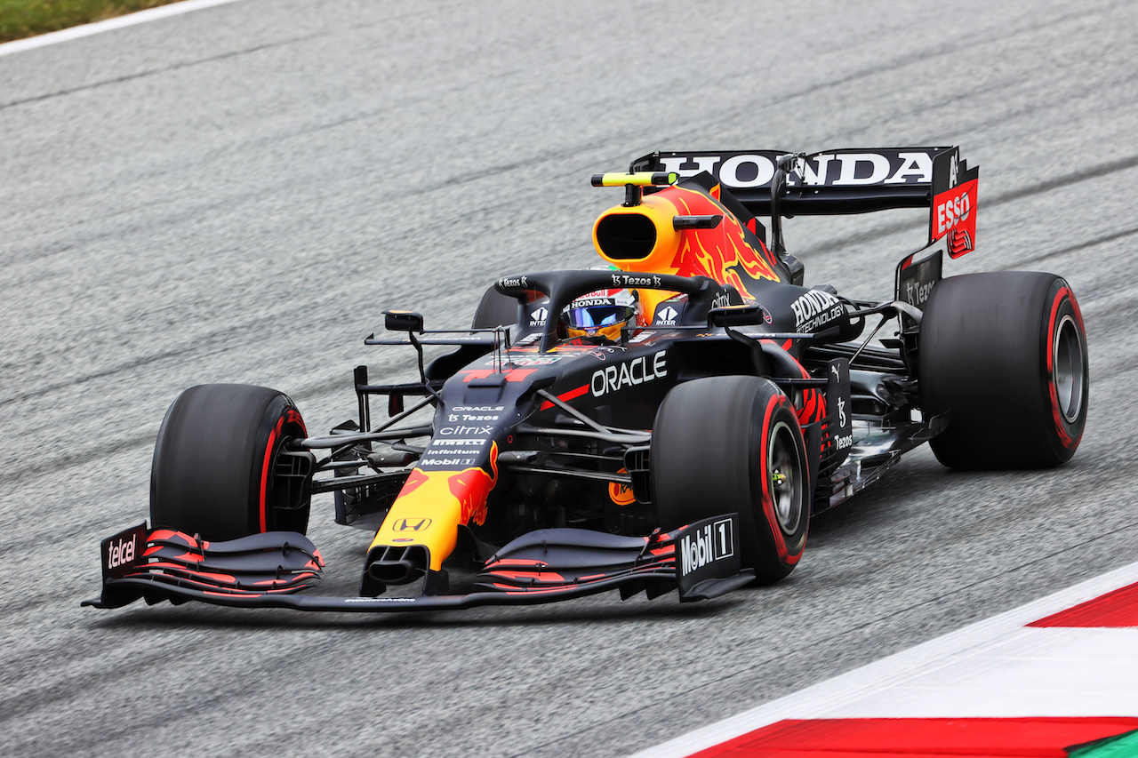 GP AUSTRIA, Sergio Perez (MEX) Red Bull Racing RB16B.
02.07.2021. Formula 1 World Championship, Rd 9, Austrian Grand Prix, Spielberg, Austria, Practice Day.
- www.xpbimages.com, EMail: requests@xpbimages.com © Copyright: Charniaux / XPB Images