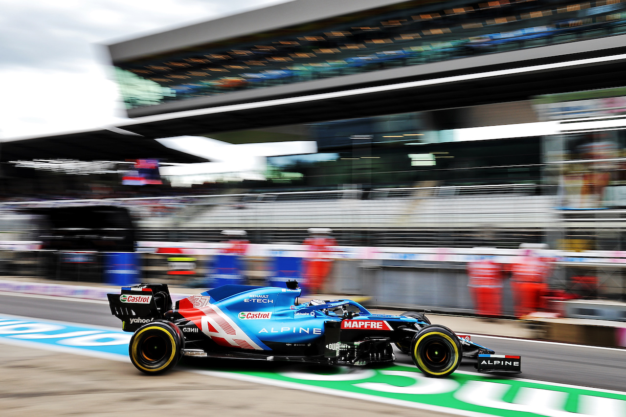 GP AUSTRIA, Guanyu Zhou (CHN) Alpine F1 Team A521 Test Driver leaves the pits.
02.07.2021. Formula 1 World Championship, Rd 9, Austrian Grand Prix, Spielberg, Austria, Practice Day.
- www.xpbimages.com, EMail: requests@xpbimages.com © Copyright: Moy / XPB Images