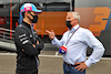 GP AUSTRIA, (L to R): Guanyu Zhou (CHN) Alpine F1 Team Test Driver with Johnny Herbert (GBR) Sky Sports F1 Presenter.
02.07.2021. Formula 1 World Championship, Rd 9, Austrian Grand Prix, Spielberg, Austria, Practice Day.
- www.xpbimages.com, EMail: requests@xpbimages.com © Copyright: Moy / XPB Images