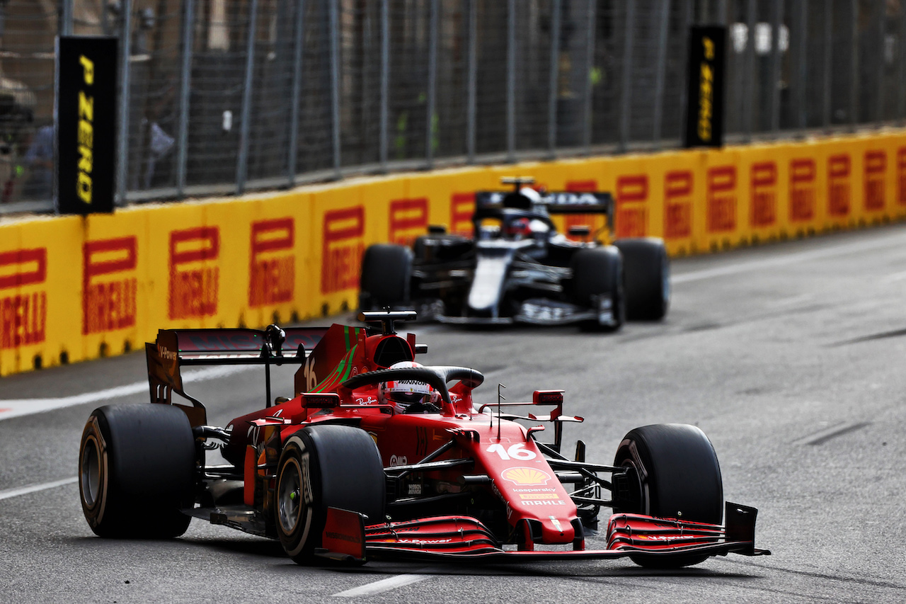 GP AZERBAIJAN, Charles Leclerc (MON) Ferrari SF-21.
06.06.2021. Formula 1 World Championship, Rd 6, Azerbaijan Grand Prix, Baku Street Circuit, Azerbaijan, Gara Day.
- www.xpbimages.com, EMail: requests@xpbimages.com © Copyright: Moy / XPB Images