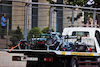 GP AZERBAIJAN, The Aston Martin F1 Team AMR21 of Lance Stroll (CDN) Aston Martin F1 Team is recovered back to the pits on the back of a truck after he crashed out of the race.
06.06.2021. Formula 1 World Championship, Rd 6, Azerbaijan Grand Prix, Baku Street Circuit, Azerbaijan, Gara Day.
- www.xpbimages.com, EMail: requests@xpbimages.com © Copyright: Moy / XPB Images