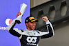 GP AZERBAIJAN, Pierre Gasly (FRA) AlphaTauri celebrates his third position on the podium.
06.06.2021. Formula 1 World Championship, Rd 6, Azerbaijan Grand Prix, Baku Street Circuit, Azerbaijan, Gara Day.
- www.xpbimages.com, EMail: requests@xpbimages.com © Copyright: Batchelor / XPB Images