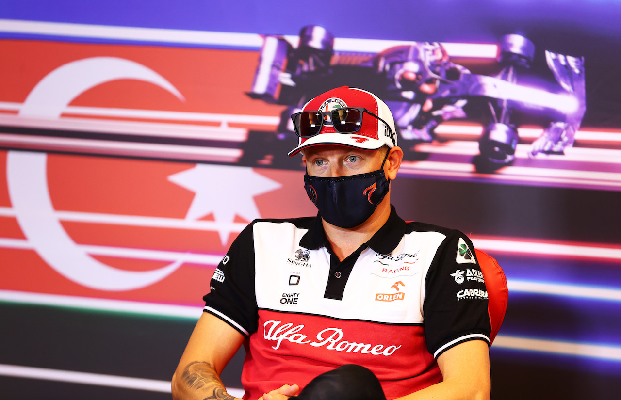 GP AZERBAIJAN, Kimi Raikkonen (FIN) Alfa Romeo Racing in the FIA Press Conference.
03.06.2021. Formula 1 World Championship, Rd 6, Azerbaijan Grand Prix, Baku Street Circuit, Azerbaijan, Preparation Day.
- www.xpbimages.com, EMail: requests@xpbimages.com © Copyright: FIA Pool Image for Editorial Use Only