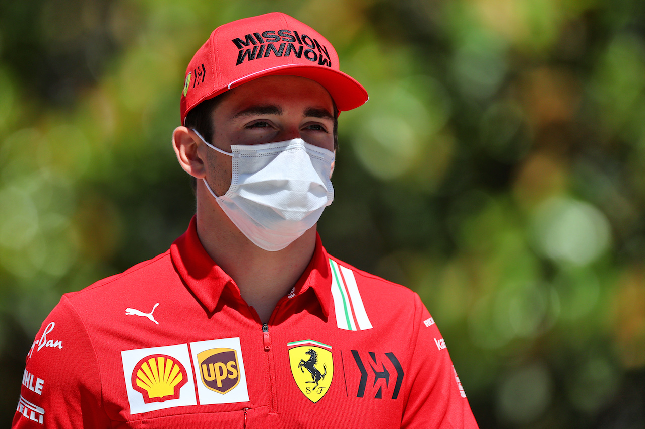 GP AZERBAIJAN, Charles Leclerc (MON) Ferrari.
03.06.2021. Formula 1 World Championship, Rd 6, Azerbaijan Grand Prix, Baku Street Circuit, Azerbaijan, Preparation Day.
- www.xpbimages.com, EMail: requests@xpbimages.com © Copyright: Moy / XPB Images