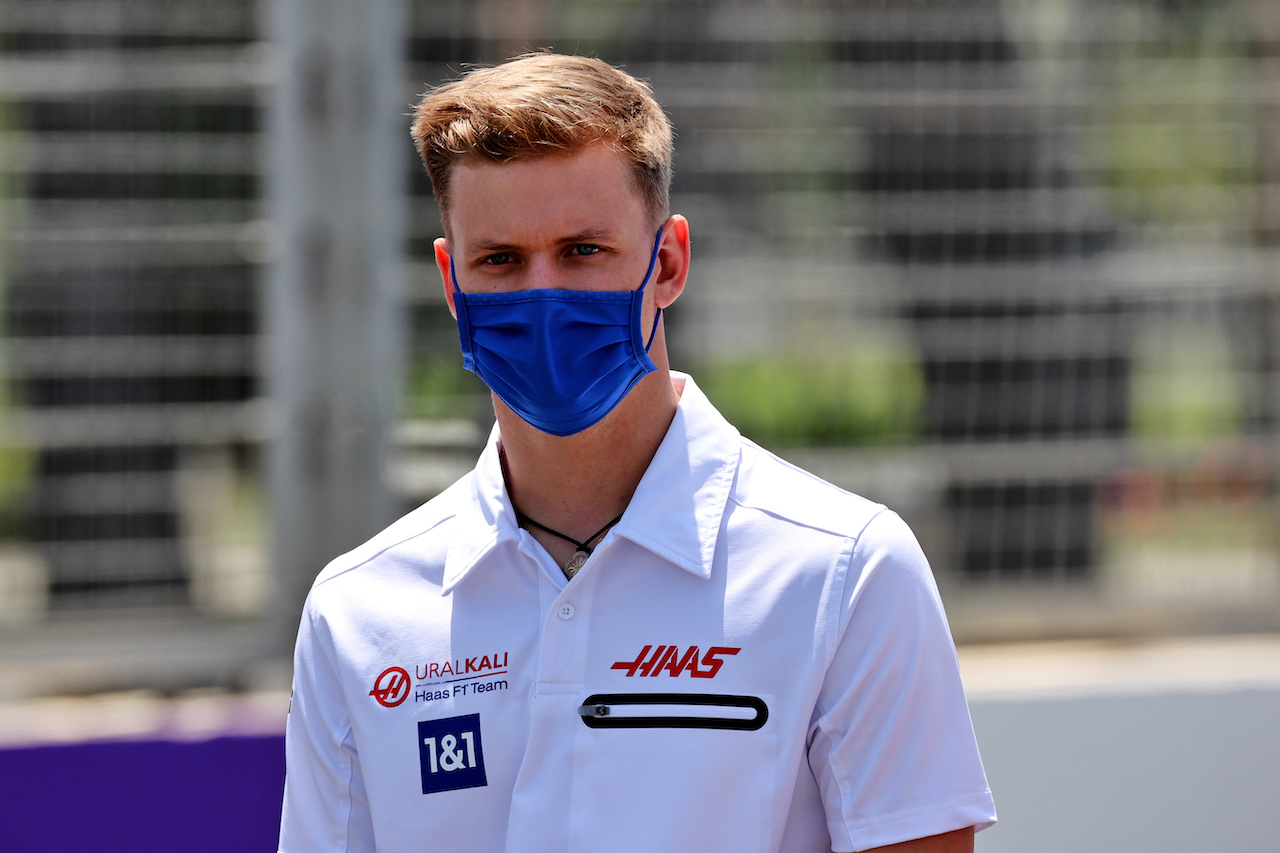 GP AZERBAIJAN, Mick Schumacher (GER) Haas F1 Team.
03.06.2021. Formula 1 World Championship, Rd 6, Azerbaijan Grand Prix, Baku Street Circuit, Azerbaijan, Preparation Day.
- www.xpbimages.com, EMail: requests@xpbimages.com © Copyright: Batchelor / XPB Images