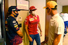 GP AZERBAIJAN, (L to R): Sergio Perez (MEX) Red Bull Racing, Carlos Sainz Jr (ESP) Ferrari, e Lando Norris (GBR) McLaren.
03.06.2021. Formula 1 World Championship, Rd 6, Azerbaijan Grand Prix, Baku Street Circuit, Azerbaijan, Preparation Day.
- www.xpbimages.com, EMail: requests@xpbimages.com © Copyright: FIA Pool Image for Editorial Use Only