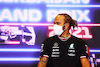 GP AZERBAIJAN, Lewis Hamilton (GBR) Mercedes AMG F1 in the FIA Press Conference.
03.06.2021. Formula 1 World Championship, Rd 6, Azerbaijan Grand Prix, Baku Street Circuit, Azerbaijan, Preparation Day.
- www.xpbimages.com, EMail: requests@xpbimages.com © Copyright: FIA Pool Image for Editorial Use Only
