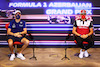 GP AZERBAIJAN, (L to R): Nicholas Latifi (CDN) Williams Racing e Antonio Giovinazzi (ITA) Alfa Romeo Racing in the FIA Press Conference.
03.06.2021. Formula 1 World Championship, Rd 6, Azerbaijan Grand Prix, Baku Street Circuit, Azerbaijan, Preparation Day.
- www.xpbimages.com, EMail: requests@xpbimages.com © Copyright: FIA Pool Image for Editorial Use Only
