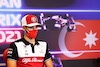 GP AZERBAIJAN, Antonio Giovinazzi (ITA) Alfa Romeo Racing in the FIA Press Conference.
03.06.2021. Formula 1 World Championship, Rd 6, Azerbaijan Grand Prix, Baku Street Circuit, Azerbaijan, Preparation Day.
- www.xpbimages.com, EMail: requests@xpbimages.com © Copyright: FIA Pool Image for Editorial Use Only