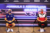 GP AZERBAIJAN, (L to R): Nicholas Latifi (CDN) Williams Racing e Antonio Giovinazzi (ITA) Alfa Romeo Racing in the FIA Press Conference.
03.06.2021. Formula 1 World Championship, Rd 6, Azerbaijan Grand Prix, Baku Street Circuit, Azerbaijan, Preparation Day.
- www.xpbimages.com, EMail: requests@xpbimages.com © Copyright: FIA Pool Image for Editorial Use Only