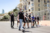 GP AZERBAIJAN, Fernando Alonso (ESP) Alpine F1 Team walks the circuit with Daniil Kvyat (RUS) Alpine F1 Team Reserve Driver e the team.
03.06.2021. Formula 1 World Championship, Rd 6, Azerbaijan Grand Prix, Baku Street Circuit, Azerbaijan, Preparation Day.
- www.xpbimages.com, EMail: requests@xpbimages.com © Copyright: Charniaux / XPB Images