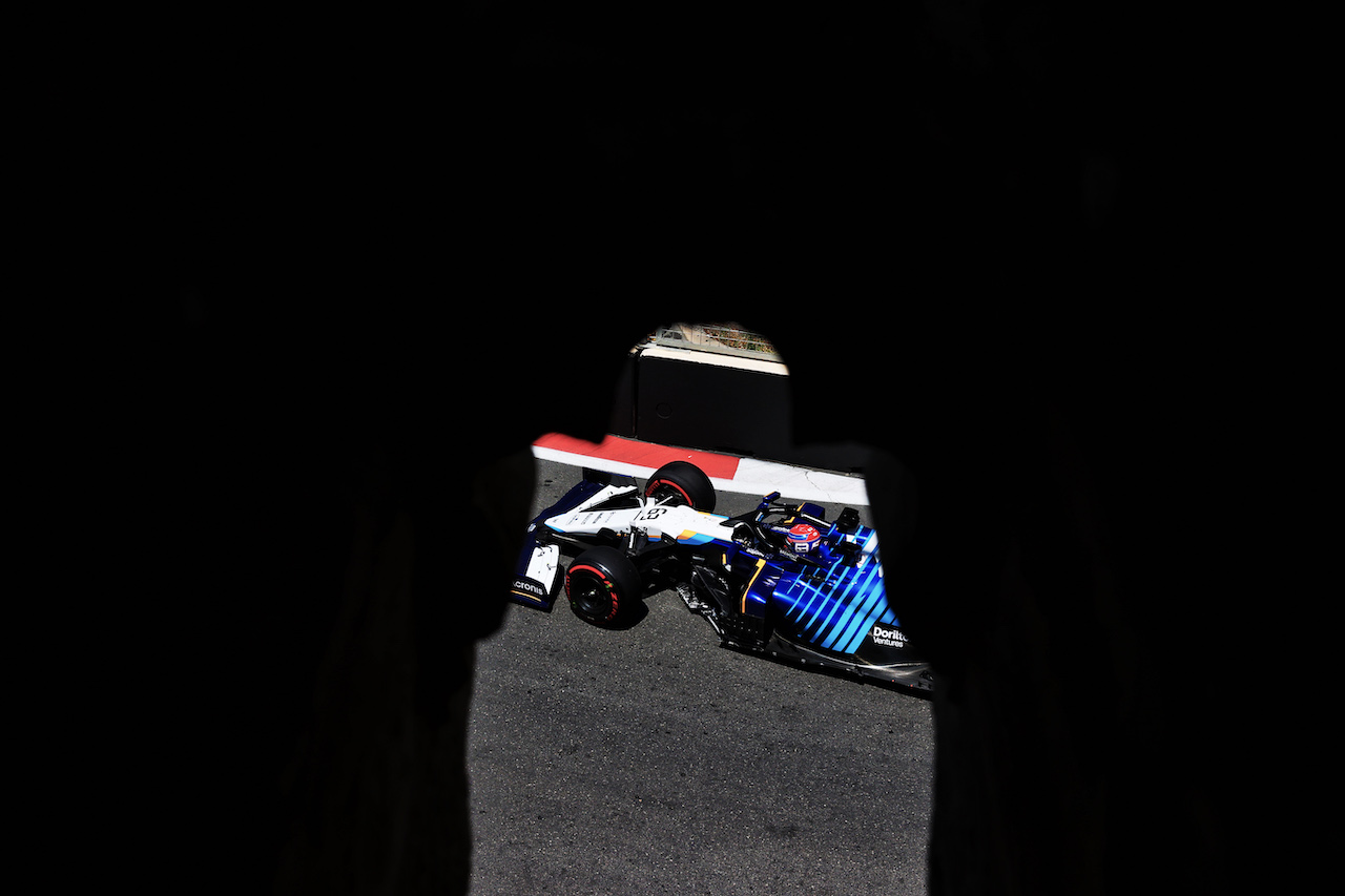 GP AZERBAIJAN, George Russell (GBR) Williams Racing FW43B.
04.06.2021. Formula 1 World Championship, Rd 6, Azerbaijan Grand Prix, Baku Street Circuit, Azerbaijan, Practice Day.
- www.xpbimages.com, EMail: requests@xpbimages.com © Copyright: Batchelor / XPB Images