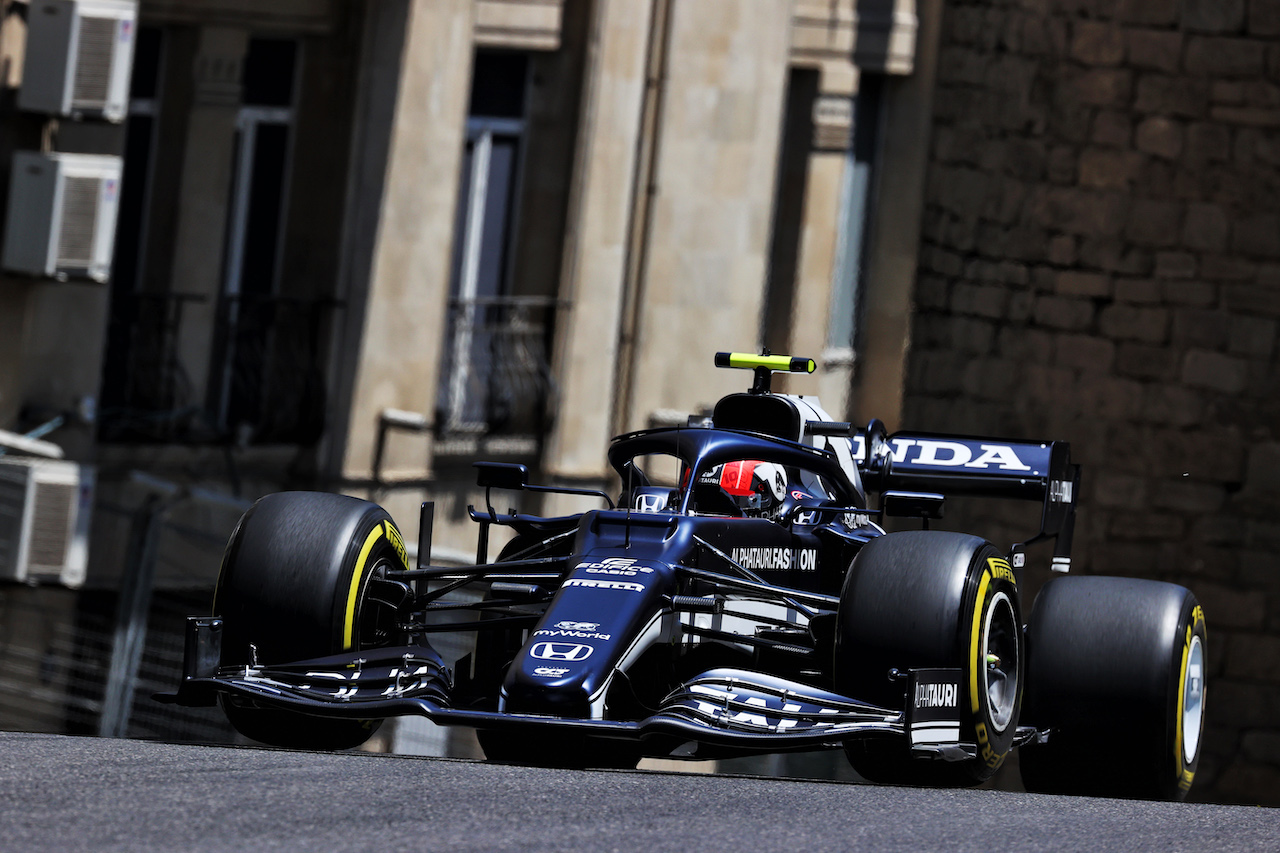 GP AZERBAIJAN, Pierre Gasly (FRA) AlphaTauri AT02.
04.06.2021. Formula 1 World Championship, Rd 6, Azerbaijan Grand Prix, Baku Street Circuit, Azerbaijan, Practice Day.
- www.xpbimages.com, EMail: requests@xpbimages.com © Copyright: Batchelor / XPB Images