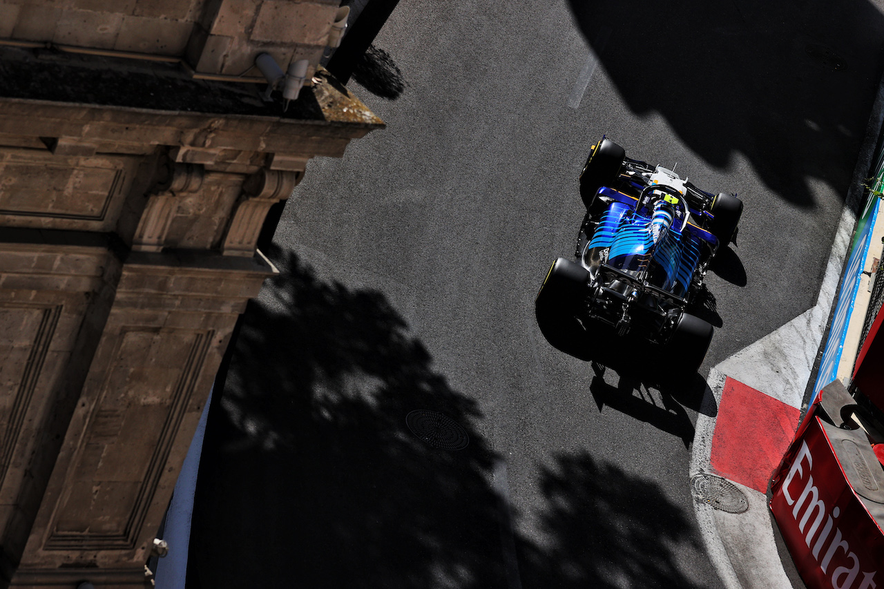 GP AZERBAIJAN, Nicholas Latifi (CDN) Williams Racing FW43B.
04.06.2021. Formula 1 World Championship, Rd 6, Azerbaijan Grand Prix, Baku Street Circuit, Azerbaijan, Practice Day.
- www.xpbimages.com, EMail: requests@xpbimages.com © Copyright: Batchelor / XPB Images