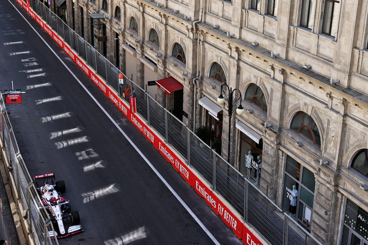 GP AZERBAIJAN, Kimi Raikkonen (FIN) Alfa Romeo Racing C41.
04.06.2021. Formula 1 World Championship, Rd 6, Azerbaijan Grand Prix, Baku Street Circuit, Azerbaijan, Practice Day.
- www.xpbimages.com, EMail: requests@xpbimages.com © Copyright: Batchelor / XPB Images