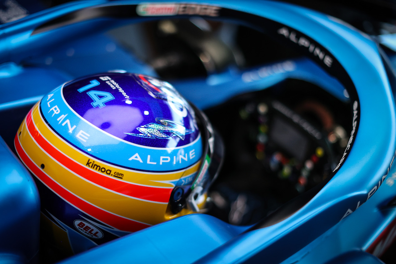 GP AZERBAIJAN, Fernando Alonso (ESP) Alpine F1 Team A521.
04.06.2021. Formula 1 World Championship, Rd 6, Azerbaijan Grand Prix, Baku Street Circuit, Azerbaijan, Practice Day.
- www.xpbimages.com, EMail: requests@xpbimages.com © Copyright: Charniaux / XPB Images