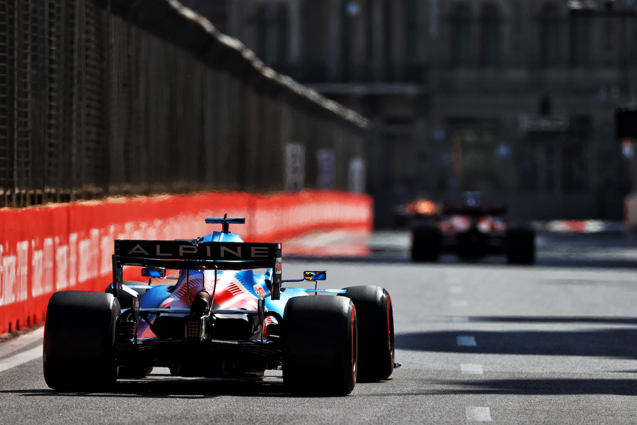 GP AZERBAIJAN, Fernando Alonso (ESP) Alpine F1 Team A521.
04.06.2021. Formula 1 World Championship, Rd 6, Azerbaijan Grand Prix, Baku Street Circuit, Azerbaijan, Practice Day.
- www.xpbimages.com, EMail: requests@xpbimages.com © Copyright: Moy / XPB Images