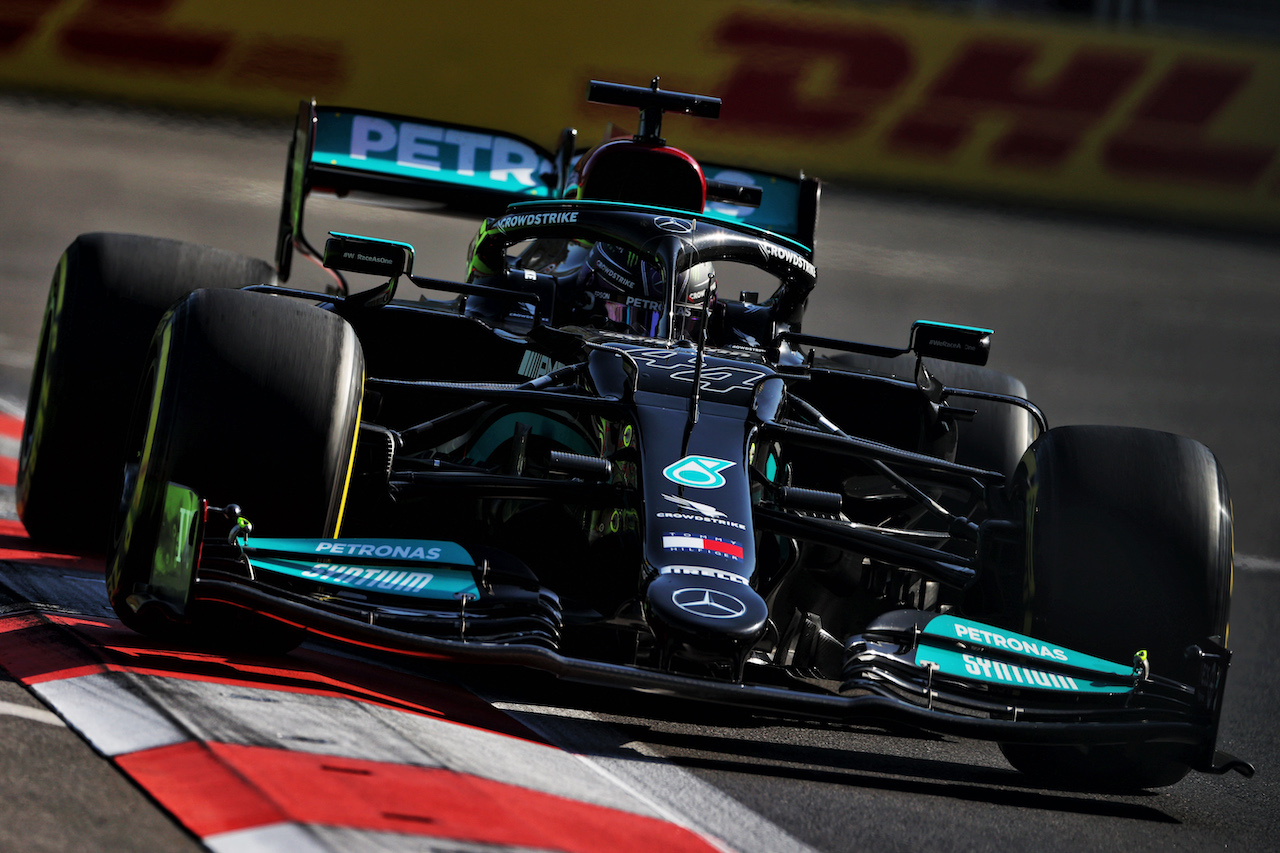 GP AZERBAIJAN, Lewis Hamilton (GBR) Mercedes AMG F1 W12.
04.06.2021. Formula 1 World Championship, Rd 6, Azerbaijan Grand Prix, Baku Street Circuit, Azerbaijan, Practice Day.
- www.xpbimages.com, EMail: requests@xpbimages.com © Copyright: Moy / XPB Images