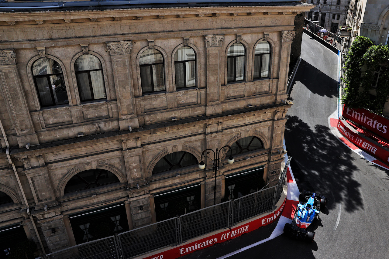 GP AZERBAIJAN, Fernando Alonso (ESP) Alpine F1 Team A521.
04.06.2021. Formula 1 World Championship, Rd 6, Azerbaijan Grand Prix, Baku Street Circuit, Azerbaijan, Practice Day.
- www.xpbimages.com, EMail: requests@xpbimages.com © Copyright: Batchelor / XPB Images