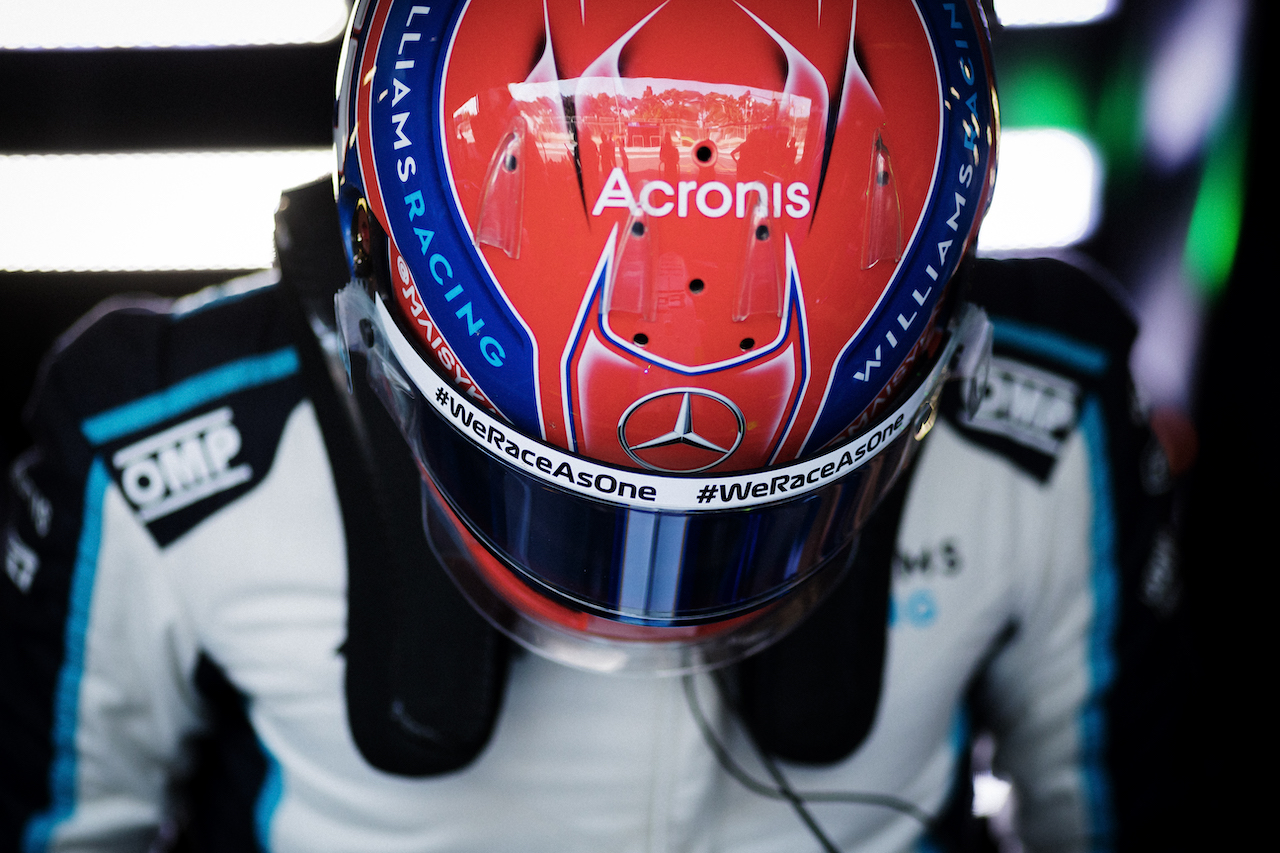 GP AZERBAIJAN, George Russell (GBR) Williams Racing.
04.06.2021. Formula 1 World Championship, Rd 6, Azerbaijan Grand Prix, Baku Street Circuit, Azerbaijan, Practice Day.
- www.xpbimages.com, EMail: requests@xpbimages.com © Copyright: Bearne / XPB Images