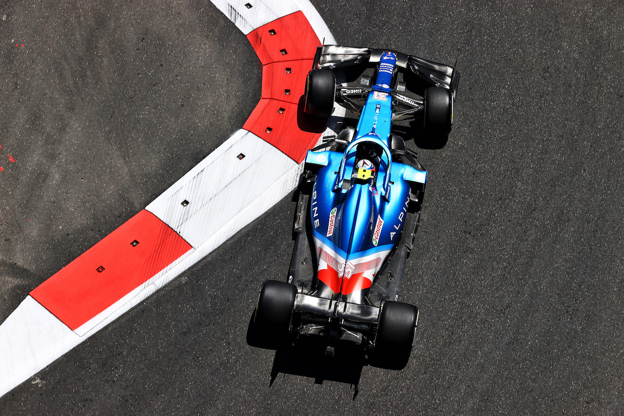 GP AZERBAIJAN, Esteban Ocon (FRA) Alpine F1 Team A521.
04.06.2021. Formula 1 World Championship, Rd 6, Azerbaijan Grand Prix, Baku Street Circuit, Azerbaijan, Practice Day.
- www.xpbimages.com, EMail: requests@xpbimages.com © Copyright: Moy / XPB Images