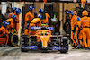 GP BAHRAIN, Lando Norris (GBR) McLaren MCL35M makes a pit stop.
28.03.2021. Formula 1 World Championship, Rd 1, Bahrain Grand Prix, Sakhir, Bahrain, Gara Day.
- www.xpbimages.com, EMail: requests@xpbimages.com © Copyright: Moy / XPB Images