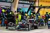 GP BAHRAIN, Lance Stroll (CDN) Aston Martin F1 Team AMR21 makes a pit stop.
28.03.2021. Formula 1 World Championship, Rd 1, Bahrain Grand Prix, Sakhir, Bahrain, Gara Day.
- www.xpbimages.com, EMail: requests@xpbimages.com © Copyright: Moy / XPB Images