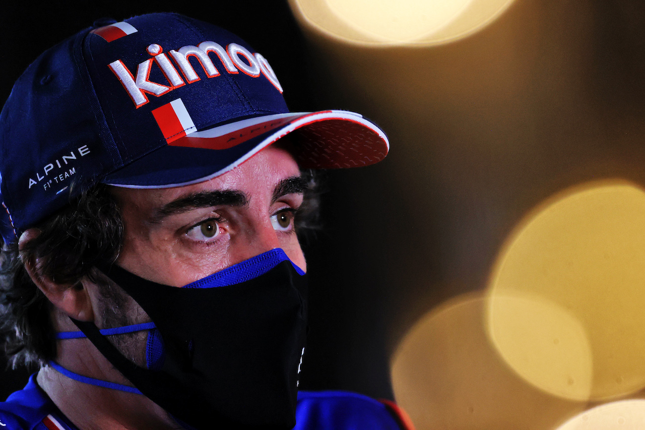 GP BAHRAIN, Fernando Alonso (ESP) Alpine F1 Team.
25.03.2021. Formula 1 World Championship, Rd 1, Bahrain Grand Prix, Sakhir, Bahrain, Preparation Day.
- www.xpbimages.com, EMail: requests@xpbimages.com © Copyright: Moy / XPB Images