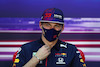 GP BAHRAIN, Max Verstappen (NLD) Red Bull Racing in the FIA Press Conference.
25.03.2021. Formula 1 World Championship, Rd 1, Bahrain Grand Prix, Sakhir, Bahrain, Preparation Day.
- www.xpbimages.com, EMail: requests@xpbimages.com © Copyright: FIA Pool Image for Editorial Use Only