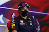 GP BAHRAIN, Sergio Perez (MEX) Red Bull Racing in the FIA Press Conference.
25.03.2021. Formula 1 World Championship, Rd 1, Bahrain Grand Prix, Sakhir, Bahrain, Preparation Day.
- www.xpbimages.com, EMail: requests@xpbimages.com © Copyright: FIA Pool Image for Editorial Use Only
