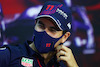 GP BAHRAIN, Sergio Perez (MEX) Red Bull Racing in the FIA Press Conference.
25.03.2021. Formula 1 World Championship, Rd 1, Bahrain Grand Prix, Sakhir, Bahrain, Preparation Day.
- www.xpbimages.com, EMail: requests@xpbimages.com © Copyright: FIA Pool Image for Editorial Use Only