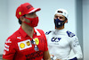 GP BAHRAIN, Pierre Gasly (FRA) AlphaTauri with Carlos Sainz Jr (ESP) Ferrari in the FIA Press Conference.
25.03.2021. Formula 1 World Championship, Rd 1, Bahrain Grand Prix, Sakhir, Bahrain, Preparation Day.
- www.xpbimages.com, EMail: requests@xpbimages.com © Copyright: FIA Pool Image for Editorial Use Only