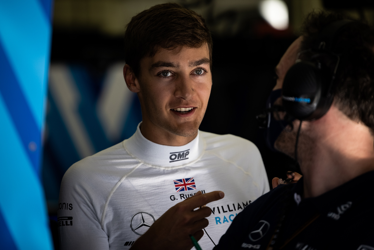 GP BAHRAIN, George Russell (GBR) Williams Racing.
27.03.2021. Formula 1 World Championship, Rd 1, Bahrain Grand Prix, Sakhir, Bahrain, Qualifiche Day.
- www.xpbimages.com, EMail: requests@xpbimages.com © Copyright: Bearne / XPB Images