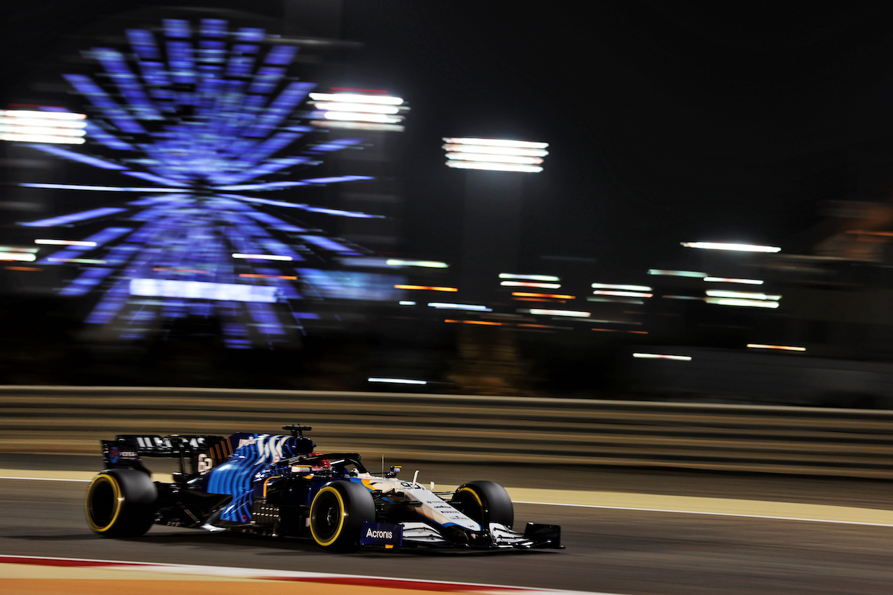 GP BAHRAIN, George Russell (GBR) Williams Racing FW43B.
26.03.2021. Formula 1 World Championship, Rd 1, Bahrain Grand Prix, Sakhir, Bahrain, Practice Day
- www.xpbimages.com, EMail: requests@xpbimages.com © Copyright: Batchelor / XPB Images