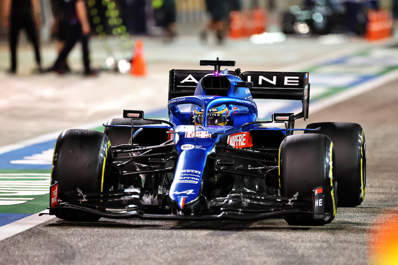 GP BAHRAIN, Fernando Alonso (ESP) Alpine F1 Team A521.
26.03.2021. Formula 1 World Championship, Rd 1, Bahrain Grand Prix, Sakhir, Bahrain, Practice Day
- www.xpbimages.com, EMail: requests@xpbimages.com © Copyright: Moy / XPB Images
