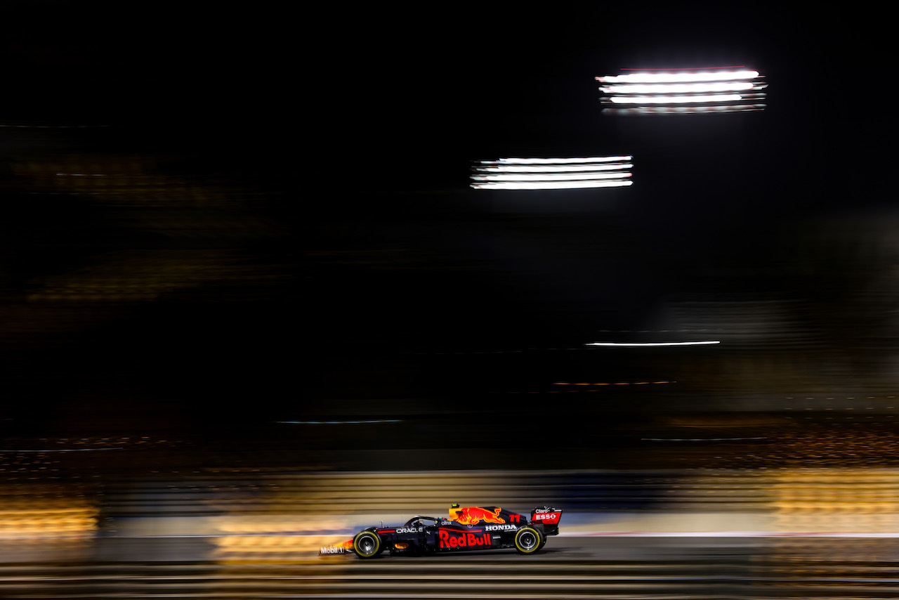 GP BAHRAIN, Sergio Perez (MEX), Red Bull Racing 
26.03.2021. Formula 1 World Championship, Rd 1, Bahrain Grand Prix, Sakhir, Bahrain, Practice Day
- www.xpbimages.com, EMail: requests@xpbimages.com ¬© Copyright: Charniaux / XPB Images