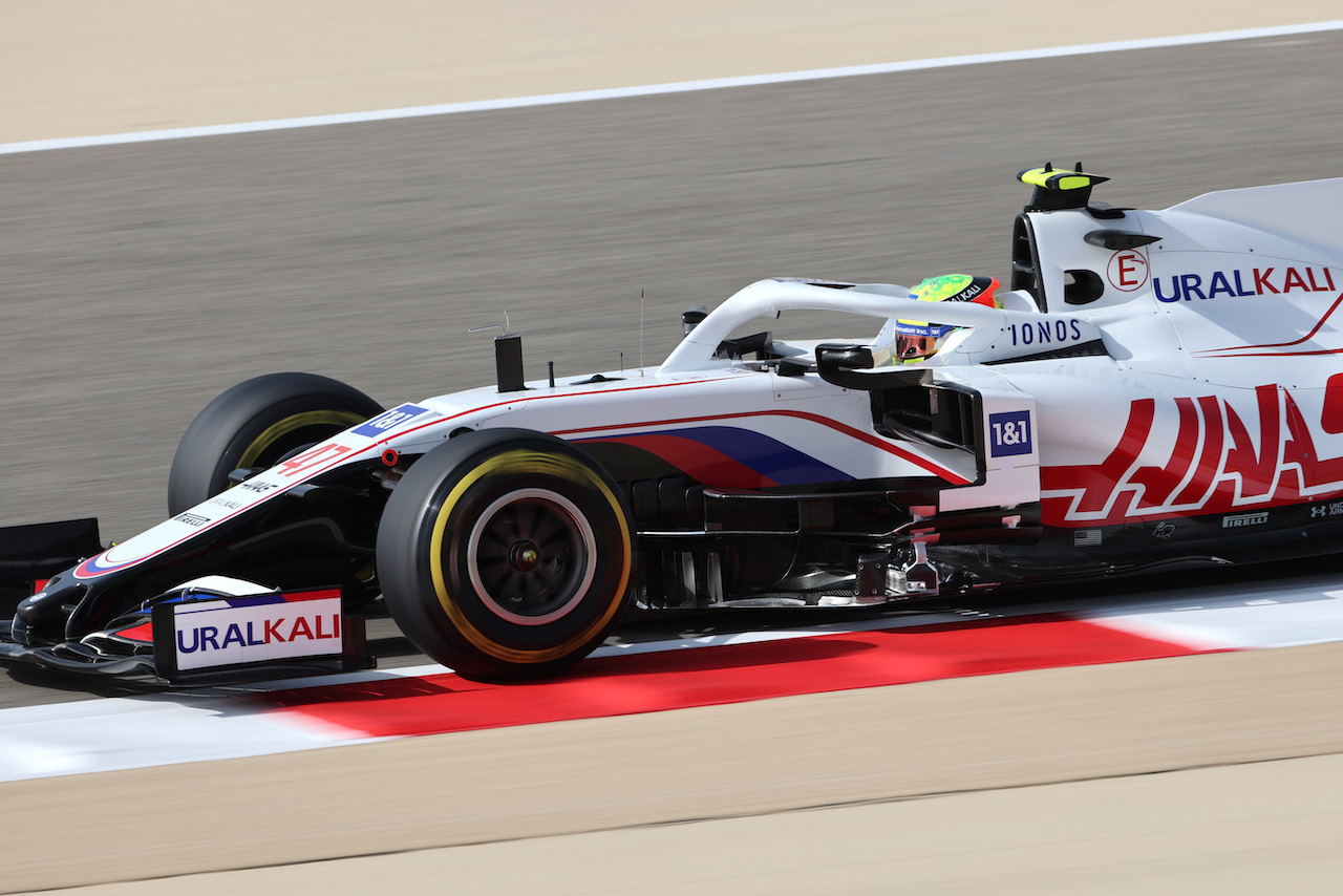 GP BAHRAIN, Mick Schumacher (GER), Haas F1 Team 
26.03.2021. Formula 1 World Championship, Rd 1, Bahrain Grand Prix, Sakhir, Bahrain, Practice Day
- www.xpbimages.com, EMail: requests@xpbimages.com © Copyright: Charniaux / XPB Images