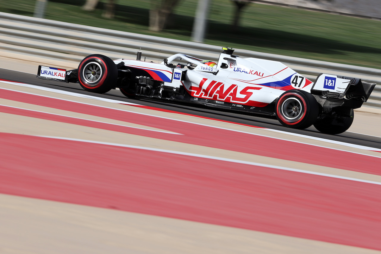 GP BAHRAIN, Mick Schumacher (GER), Haas F1 Team 
26.03.2021. Formula 1 World Championship, Rd 1, Bahrain Grand Prix, Sakhir, Bahrain, Practice Day
- www.xpbimages.com, EMail: requests@xpbimages.com © Copyright: Charniaux / XPB Images