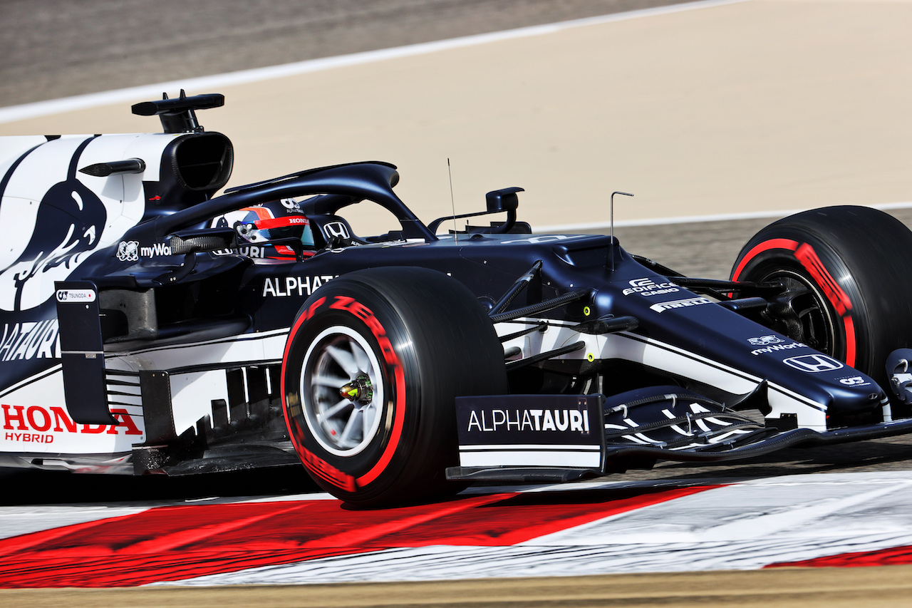 GP BAHRAIN, Yuki Tsunoda (JPN) AlphaTauri AT02.
26.03.2021. Formula 1 World Championship, Rd 1, Bahrain Grand Prix, Sakhir, Bahrain, Practice Day
- www.xpbimages.com, EMail: requests@xpbimages.com © Copyright: Batchelor / XPB Images