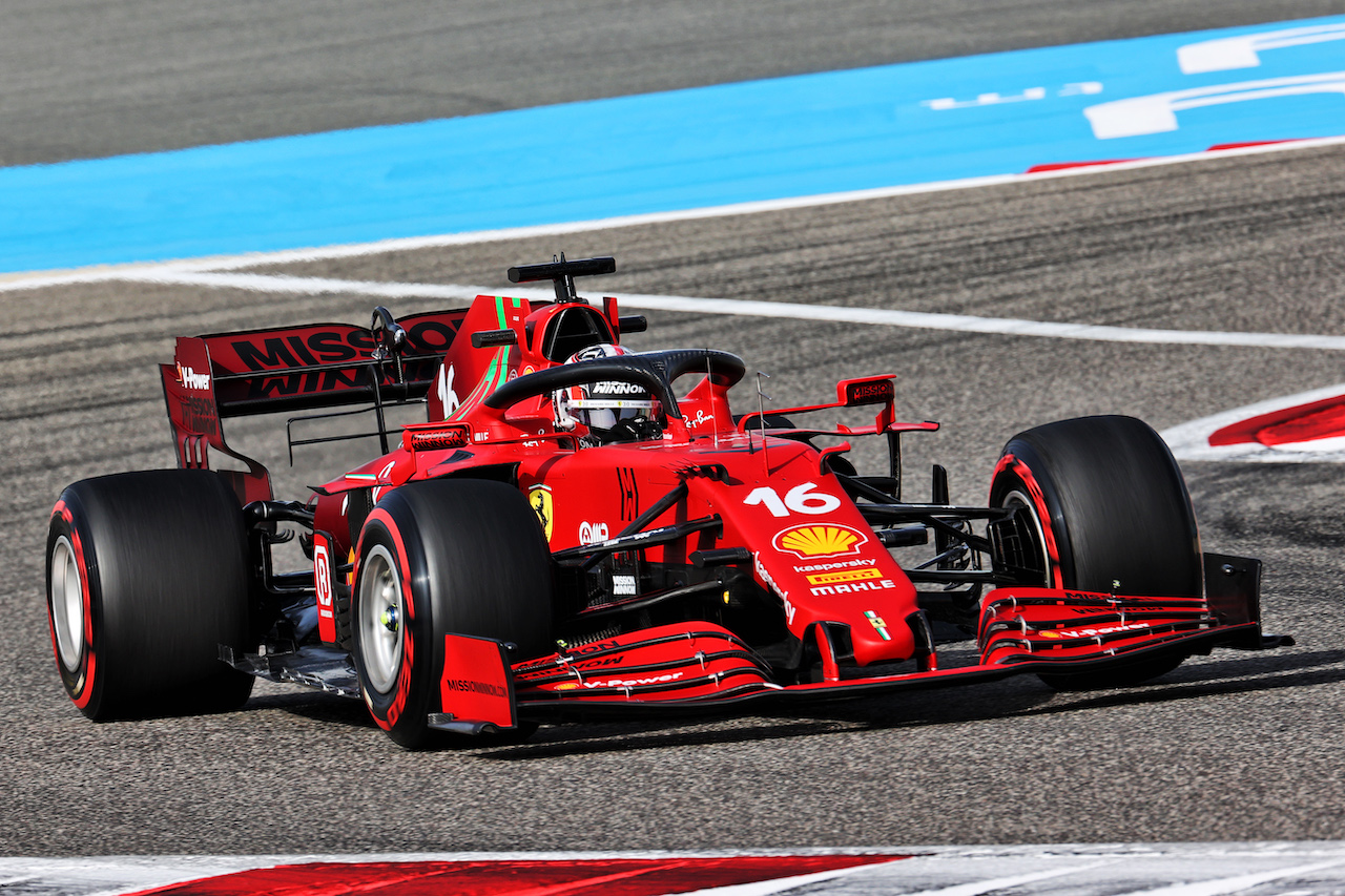 GP BAHRAIN, Charles Leclerc (MON) Ferrari SF-21.
26.03.2021. Formula 1 World Championship, Rd 1, Bahrain Grand Prix, Sakhir, Bahrain, Practice Day
- www.xpbimages.com, EMail: requests@xpbimages.com © Copyright: Batchelor / XPB Images