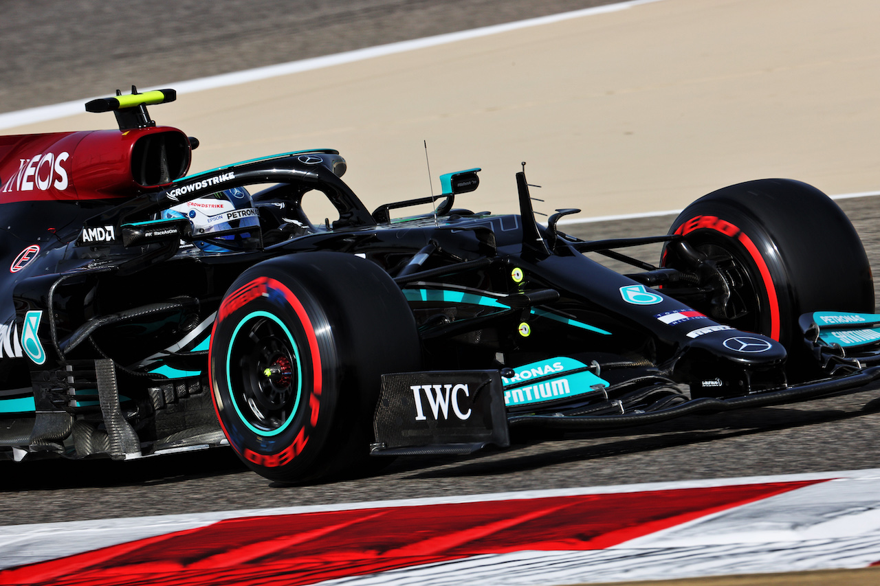 GP BAHRAIN, Valtteri Bottas (FIN) Mercedes AMG F1 W12.
26.03.2021. Formula 1 World Championship, Rd 1, Bahrain Grand Prix, Sakhir, Bahrain, Practice Day
- www.xpbimages.com, EMail: requests@xpbimages.com © Copyright: Batchelor / XPB Images