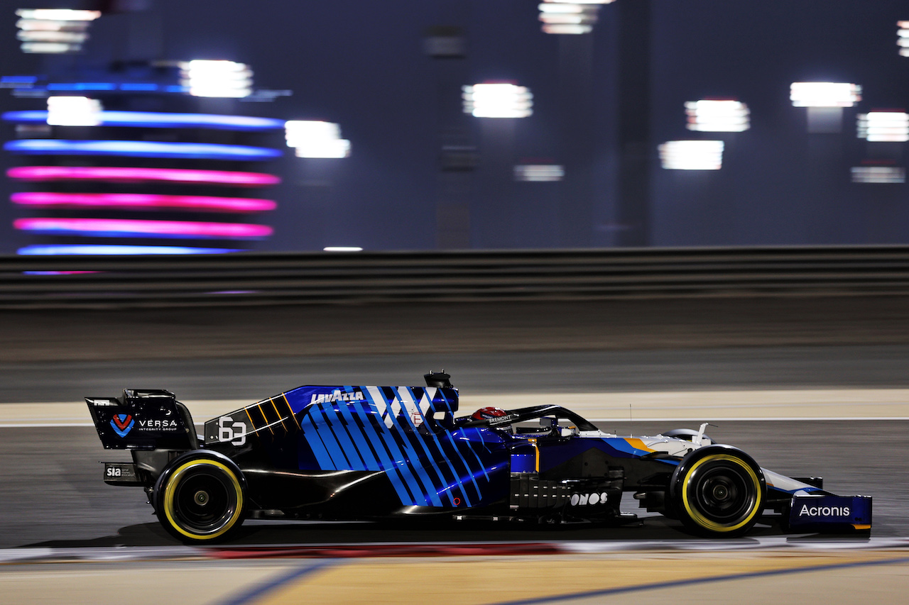 GP BAHRAIN, George Russell (GBR) Williams Racing FW43B.
26.03.2021. Formula 1 World Championship, Rd 1, Bahrain Grand Prix, Sakhir, Bahrain, Practice Day
- www.xpbimages.com, EMail: requests@xpbimages.com © Copyright: Batchelor / XPB Images