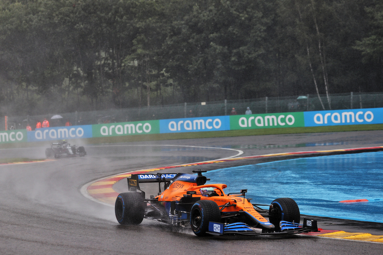 GP BELGIO, Daniel Ricciardo (AUS) McLaren MCL35M.
29.08.2021. Formula 1 World Championship, Rd 12, Belgian Grand Prix, Spa Francorchamps, Belgium, Gara Day.
- www.xpbimages.com, EMail: requests@xpbimages.com © Copyright: Batchelor / XPB Images