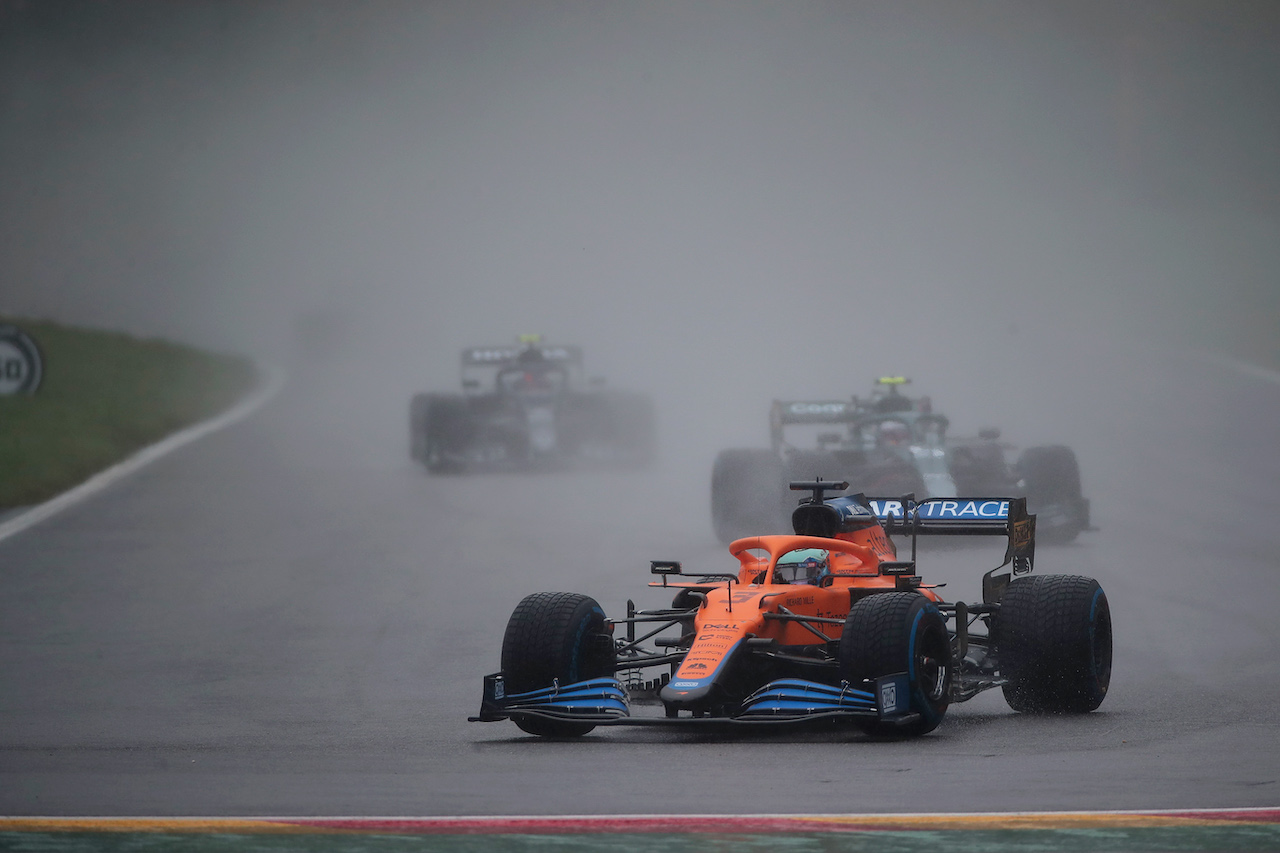 GP BELGIO, Daniel Ricciardo (AUS) McLaren MCL35M. 
29.08.2021. Formula 1 World Championship, Rd 12, Belgian Grand Prix, Spa Francorchamps, Belgium, Gara Day.
- www.xpbimages.com, EMail: requests@xpbimages.com © Copyright: XPB Images
