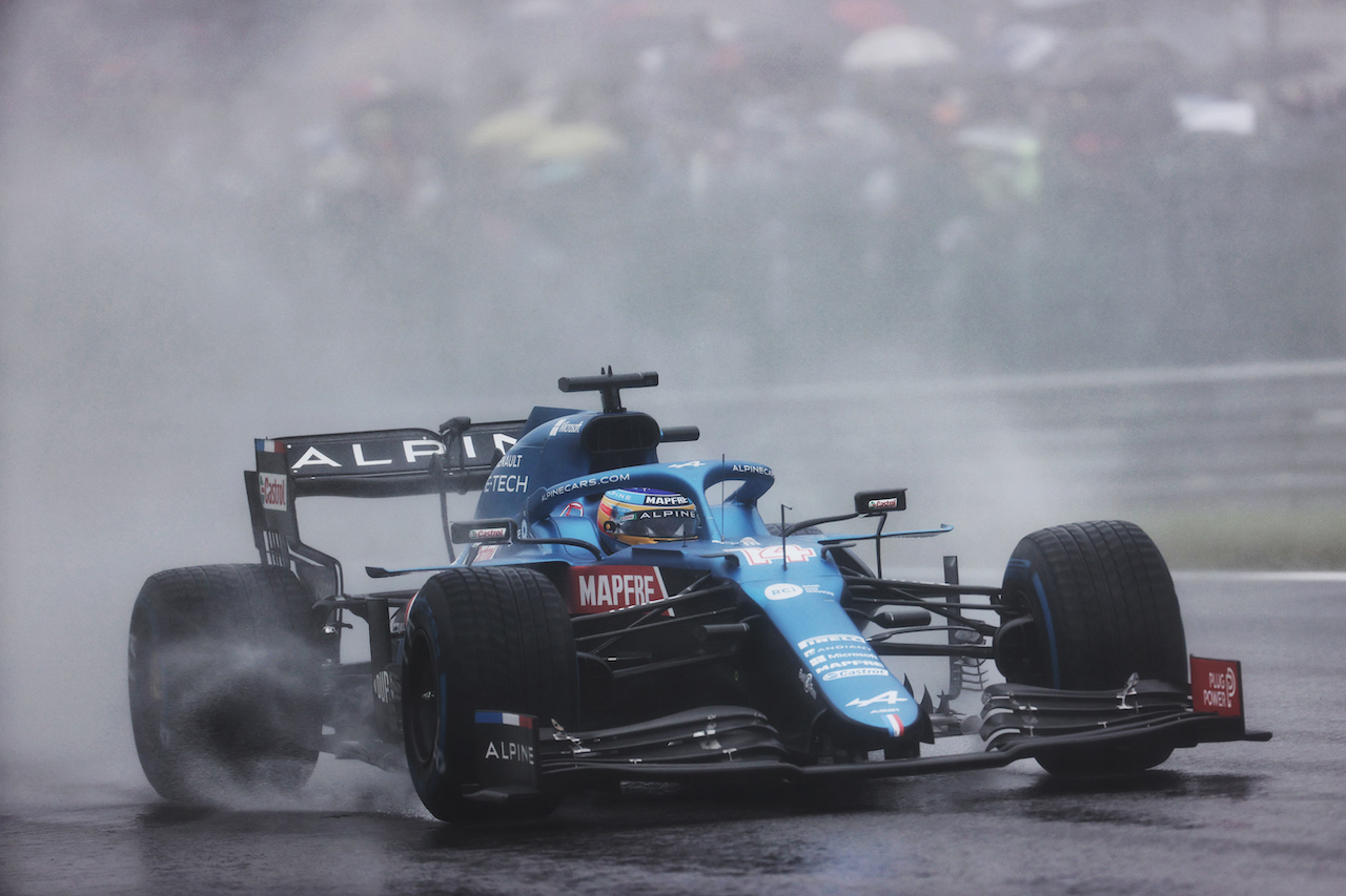 GP BELGIO, Fernando Alonso (ESP) Alpine F1 Team A521.
29.08.2021. Formula 1 World Championship, Rd 12, Belgian Grand Prix, Spa Francorchamps, Belgium, Gara Day.
- www.xpbimages.com, EMail: requests@xpbimages.com © Copyright: Batchelor / XPB Images