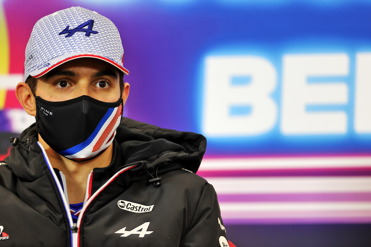 GP BELGIO, Esteban Ocon (FRA) Alpine F1 Team in the FIA Press Conference.
26.08.2021. Formula 1 World Championship, Rd 12, Belgian Grand Prix, Spa Francorchamps, Belgium, Preparation Day.
- www.xpbimages.com, EMail: requests@xpbimages.com © Copyright: Charniaux / XPB Images